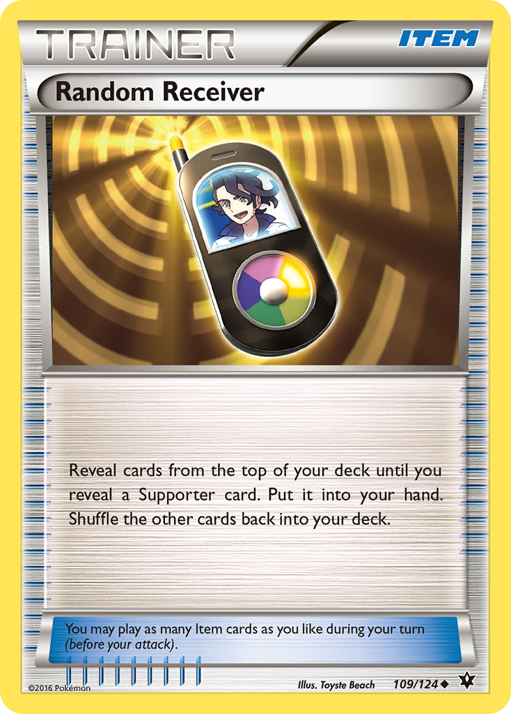 Random Receiver (109/124) [XY: Fates Collide] - Pokémon - Card Brawlers | Quebec | Canada |