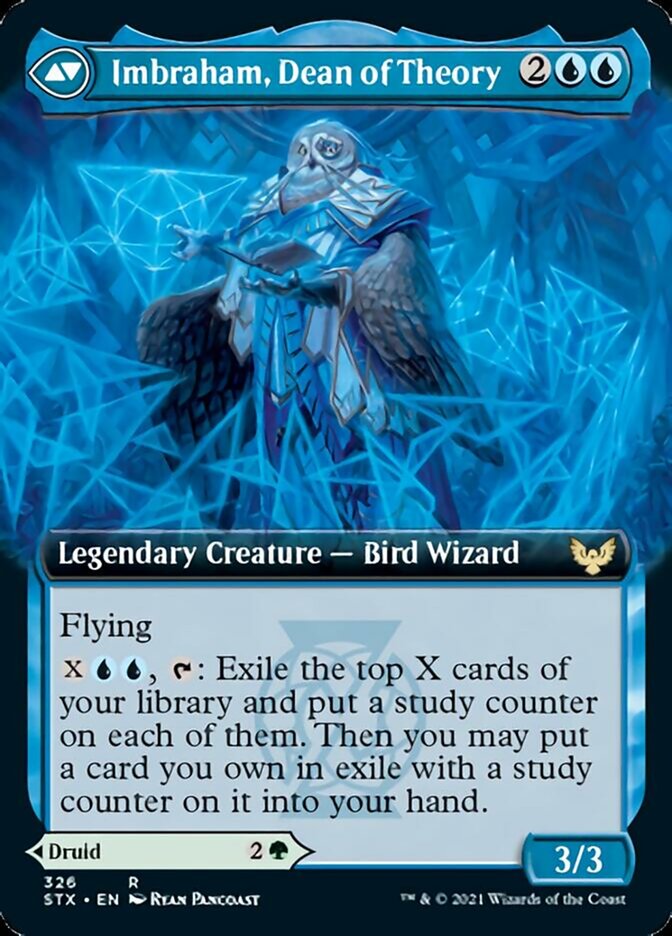 Kianne, Dean of Substance // Imbraham, Dean of Theory (Extended Art) [Strixhaven: School of Mages] - Magic: The Gathering - Card Brawlers | Quebec | Canada |