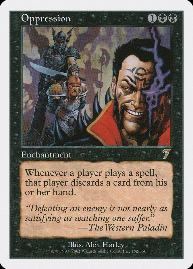 Oppression [Seventh Edition] - Magic: The Gathering - Card Brawlers | Quebec | Canada |