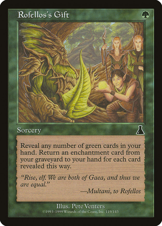 Rofellos's Gift [Urza's Destiny] - Magic: The Gathering - Card Brawlers | Quebec | Canada |