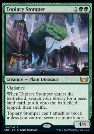Topiary Stomper (Promo Pack) [Streets of New Capenna Promos] - Magic: The Gathering - Card Brawlers | Quebec | Canada |