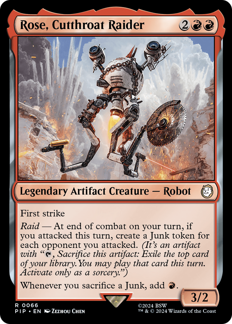 Rose, Cutthroat Raider [Fallout] - Magic: The Gathering - Card Brawlers | Quebec | Canada |