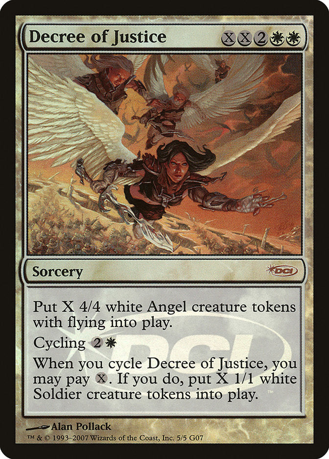 Decree of Justice [Judge Gift Cards 2007] - Magic: The Gathering - Card Brawlers | Quebec | Canada |