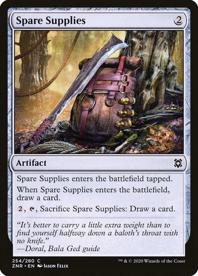 Spare Supplies [Zendikar Rising] - Magic: The Gathering - Card Brawlers | Quebec | Canada |