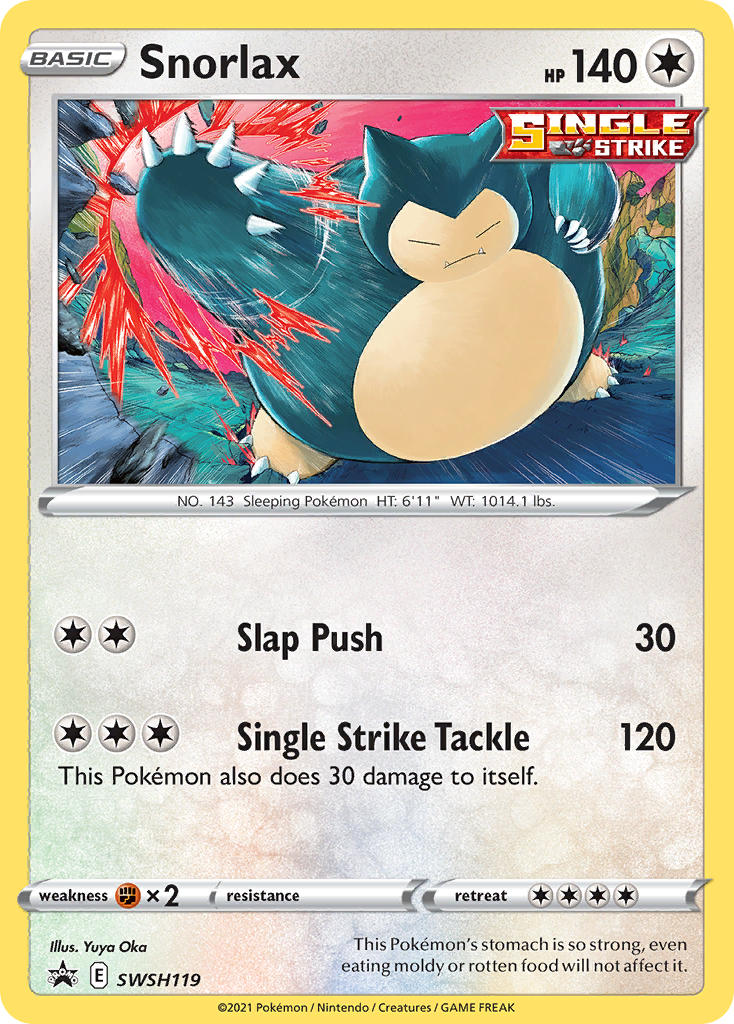 Snorlax (SWSH119) [Sword & Shield: Black Star Promos] - Pokémon - Card Brawlers | Quebec | Canada |