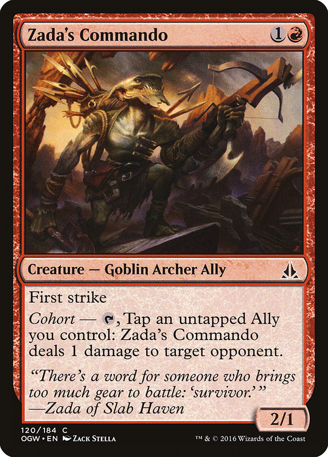 Zada's Commando [Oath of the Gatewatch] - Magic: The Gathering - Card Brawlers | Quebec | Canada |