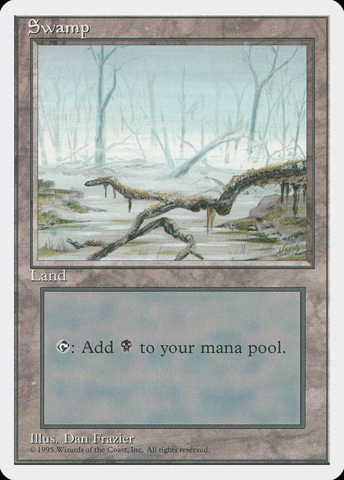Swamp (White Fog in Trees) [Fourth Edition] - Magic: The Gathering - Card Brawlers | Quebec | Canada |