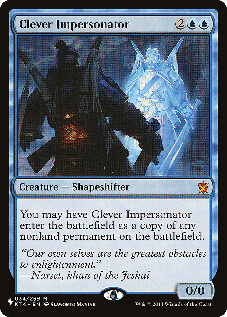 Clever Impersonator [The List] - Magic: The Gathering - Card Brawlers | Quebec | Canada |