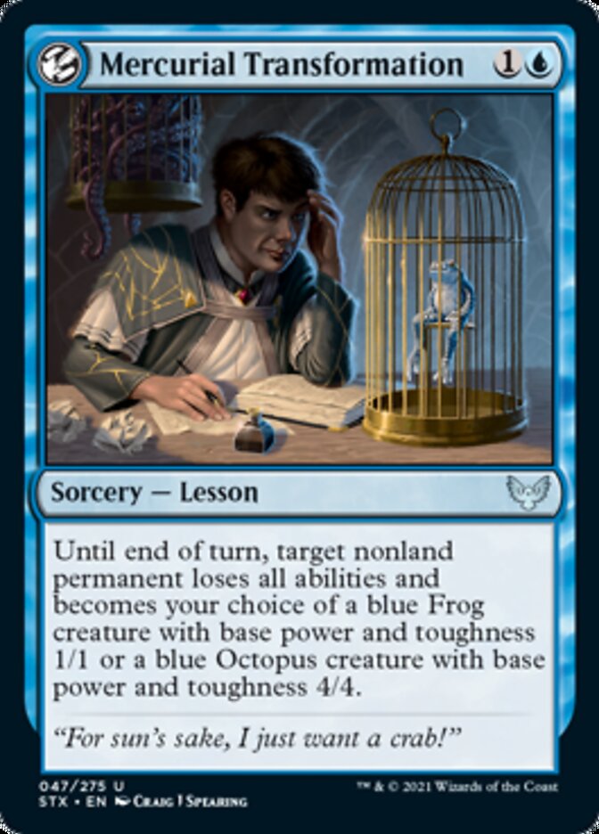 Mercurial Transformation [Strixhaven: School of Mages] - Magic: The Gathering - Card Brawlers | Quebec | Canada |