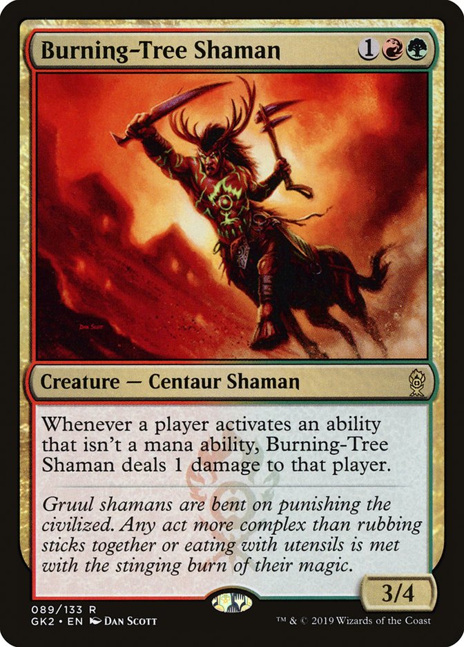Burning-Tree Shaman [Ravnica Allegiance Guild Kit] - Magic: The Gathering - Card Brawlers | Quebec | Canada |
