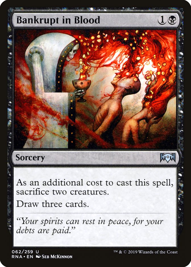 Bankrupt in Blood [Ravnica Allegiance] - Magic: The Gathering - Card Brawlers | Quebec | Canada |