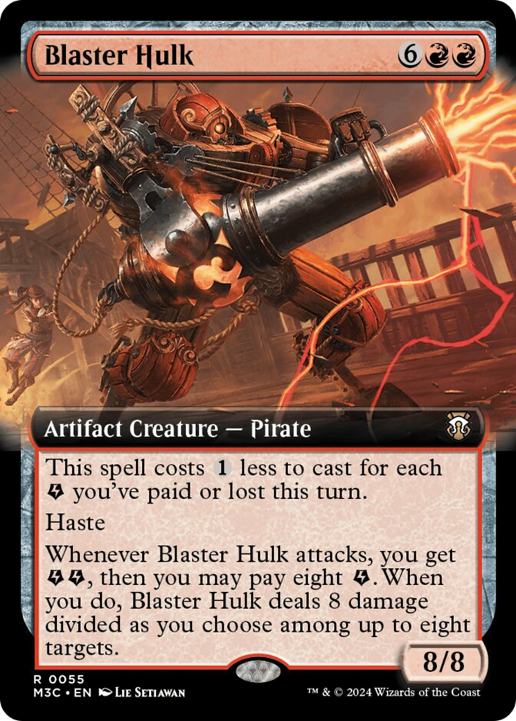 Blaster Hulk (Extended Art) (Ripple Foil) [Modern Horizons 3 Commander] - Magic: The Gathering - Card Brawlers | Quebec | Canada |