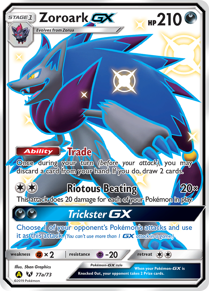 Zoroark GX (77a/73) [Alternate Art Promos] - Pokémon - Card Brawlers | Quebec | Canada |