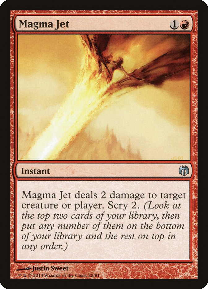 Magma Jet [Duel Decks: Heroes vs. Monsters] - Magic: The Gathering - Card Brawlers | Quebec | Canada |