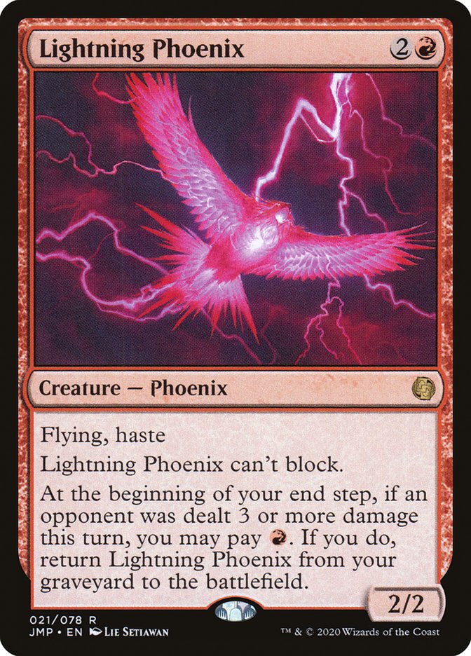 Lightning Phoenix [Jumpstart] - Magic: The Gathering - Card Brawlers | Quebec | Canada |