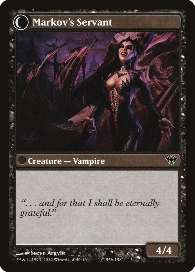 Chosen of Markov // Markov's Servant [Dark Ascension] - Magic: The Gathering - Card Brawlers | Quebec | Canada |