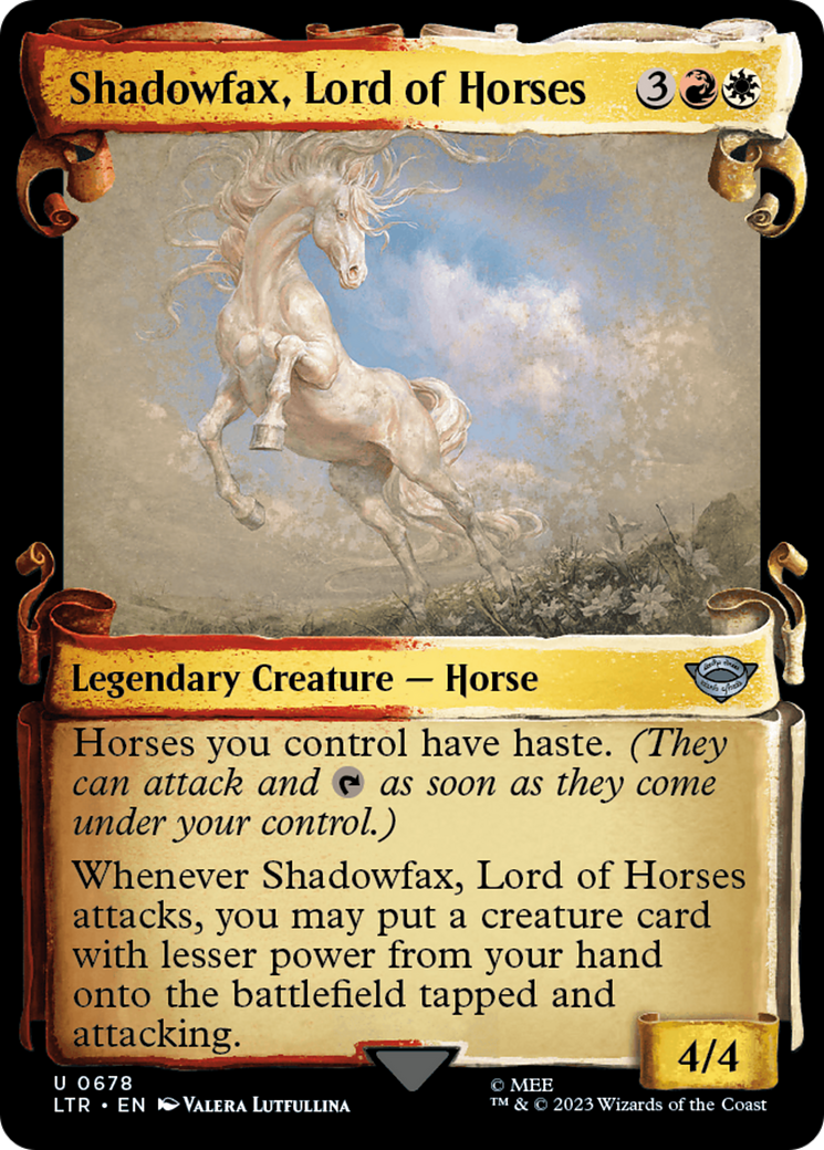 Shadowfax, Lord of Horses [The Lord of the Rings: Tales of Middle-Earth Showcase Scrolls] - Magic: The Gathering - Card Brawlers | Quebec | Canada |