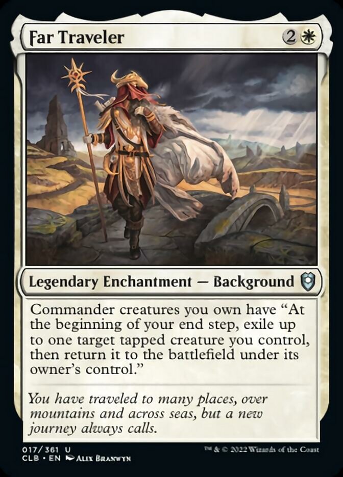 Far Traveler [Commander Legends: Battle for Baldur's Gate] - Magic: The Gathering - Card Brawlers | Quebec | Canada |