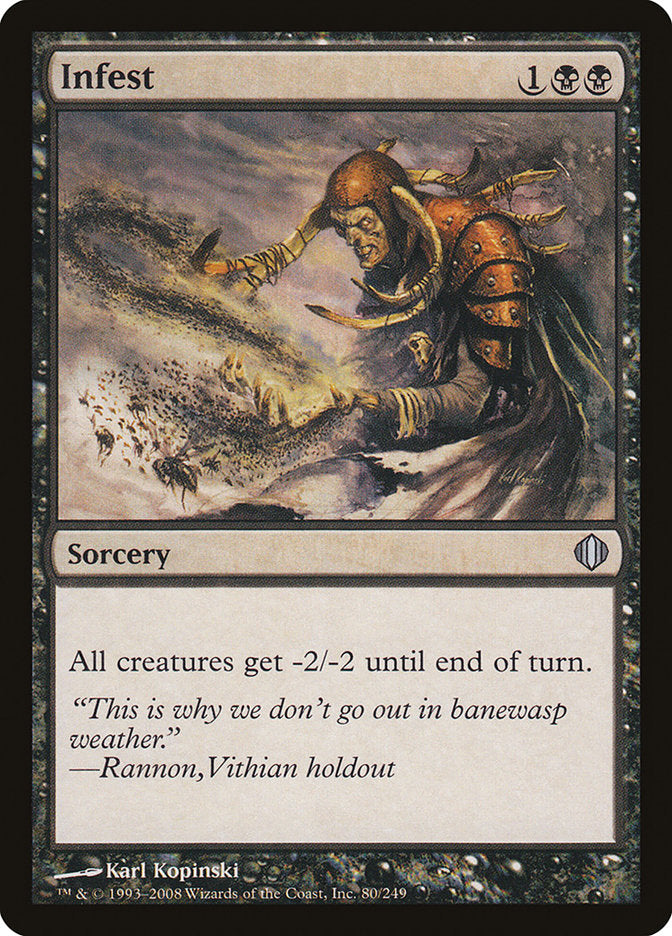 Infest [Shards of Alara] - Magic: The Gathering - Card Brawlers | Quebec | Canada |