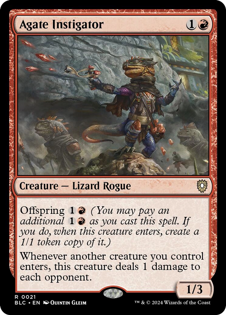 Agate Instigator [Bloomburrow Commander] - Magic: The Gathering - Card Brawlers | Quebec | Canada |
