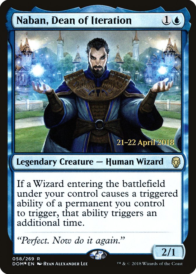 Naban, Dean of Iteration [Dominaria Prerelease Promos] - Magic: The Gathering - Card Brawlers | Quebec | Canada |