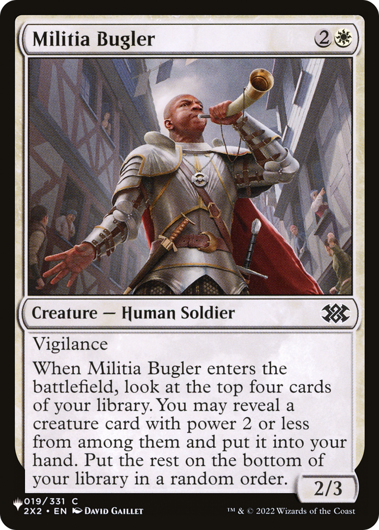 Militia Bugler [The List] - Magic: The Gathering - Card Brawlers | Quebec | Canada |