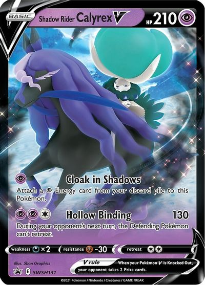 Shadow Rider Calyrex V (SWSH131) (Jumbo Card) [Sword & Shield: Black Star Promos] - Pokémon - Card Brawlers | Quebec | Canada |