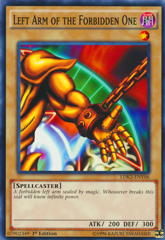 Left Arm of the Forbidden One [LDK2-ENY06] Common - Yu-Gi-Oh! - Card Brawlers | Quebec | Canada |