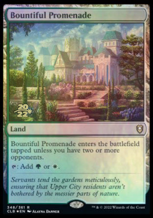 Bountiful Promenade [Commander Legends: Battle for Baldur's Gate Prerelease Promos] - Magic: The Gathering - Card Brawlers | Quebec | Canada |