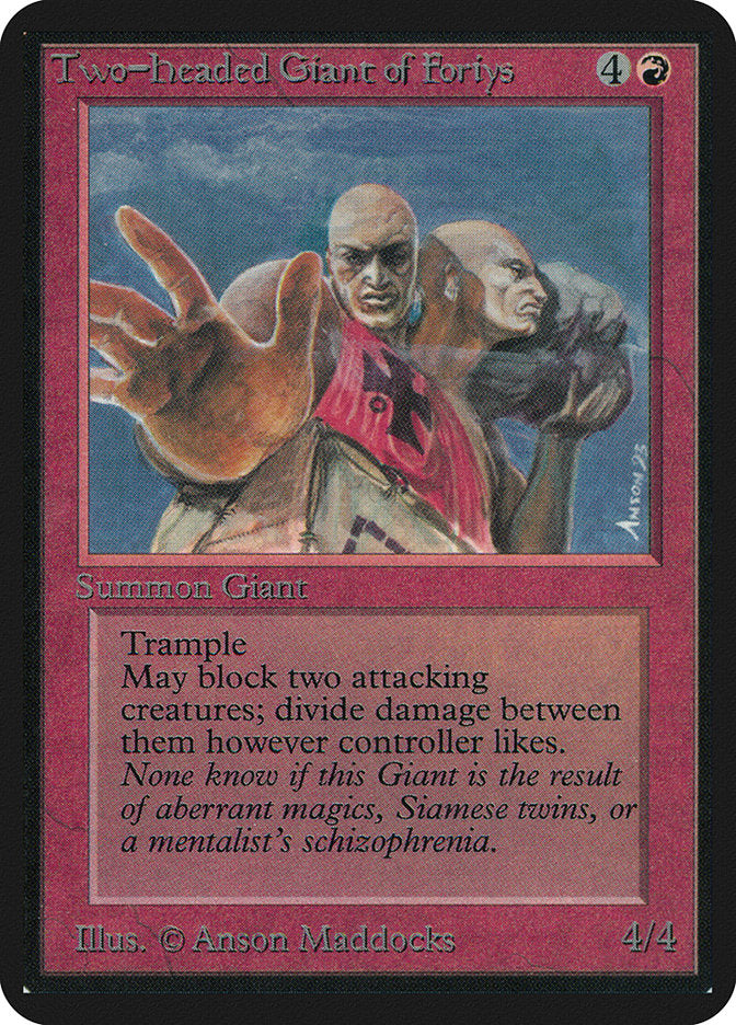 Two-Headed Giant of Foriys [Alpha Edition] - Magic: The Gathering - Card Brawlers | Quebec | Canada |