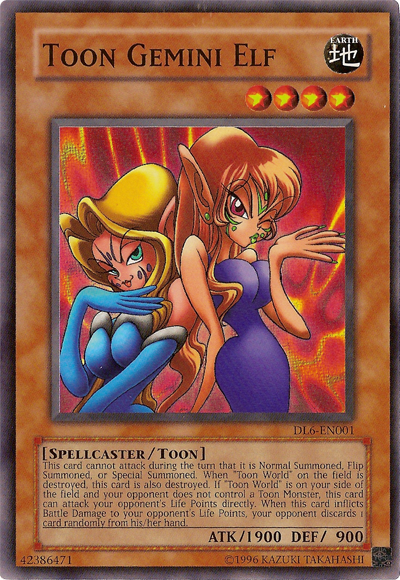 Toon Gemini Elf [DL6-EN001] Super Rare - Yu-Gi-Oh! - Card Brawlers | Quebec | Canada |