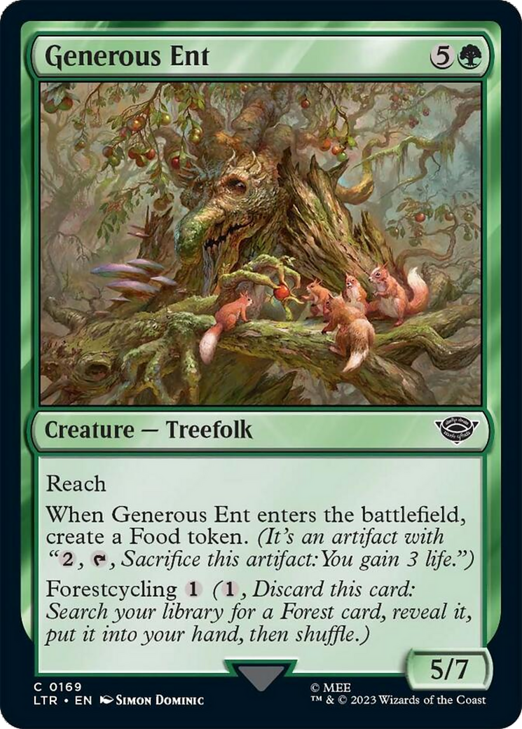 Generous Ent [The Lord of the Rings: Tales of Middle-Earth] - Magic: The Gathering - Card Brawlers | Quebec | Canada |