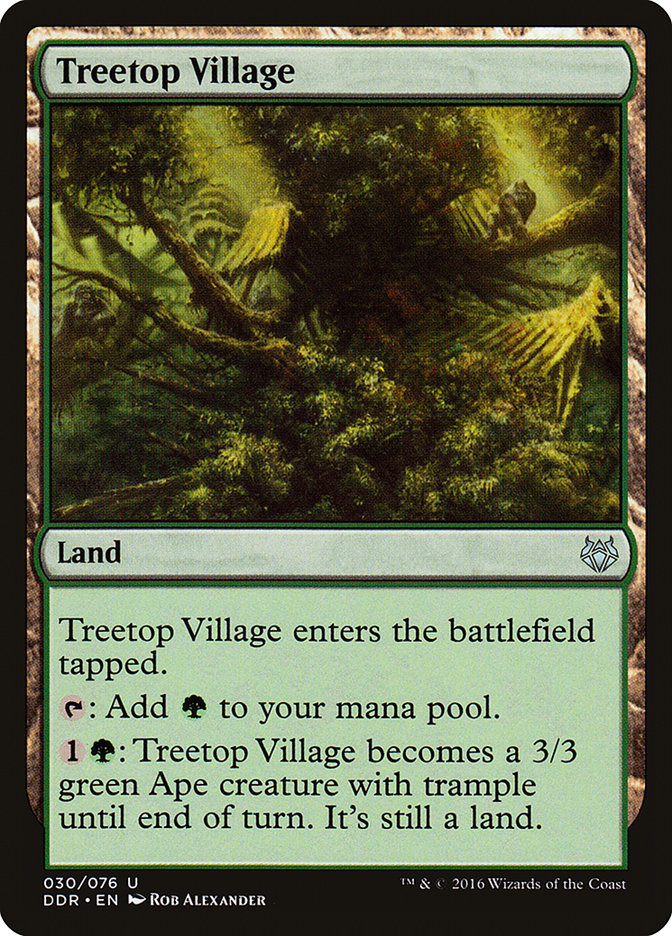 Treetop Village [Duel Decks: Nissa vs. Ob Nixilis] - Magic: The Gathering - Card Brawlers | Quebec | Canada |