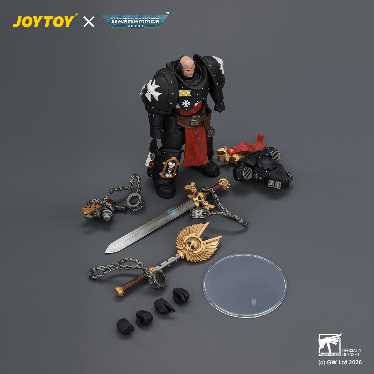 JOYTOY - Black Templars Execrator 1 with Crozius Arcanum and Master-Crafted Power Weapon - (PREORDER) October 30, 2026
