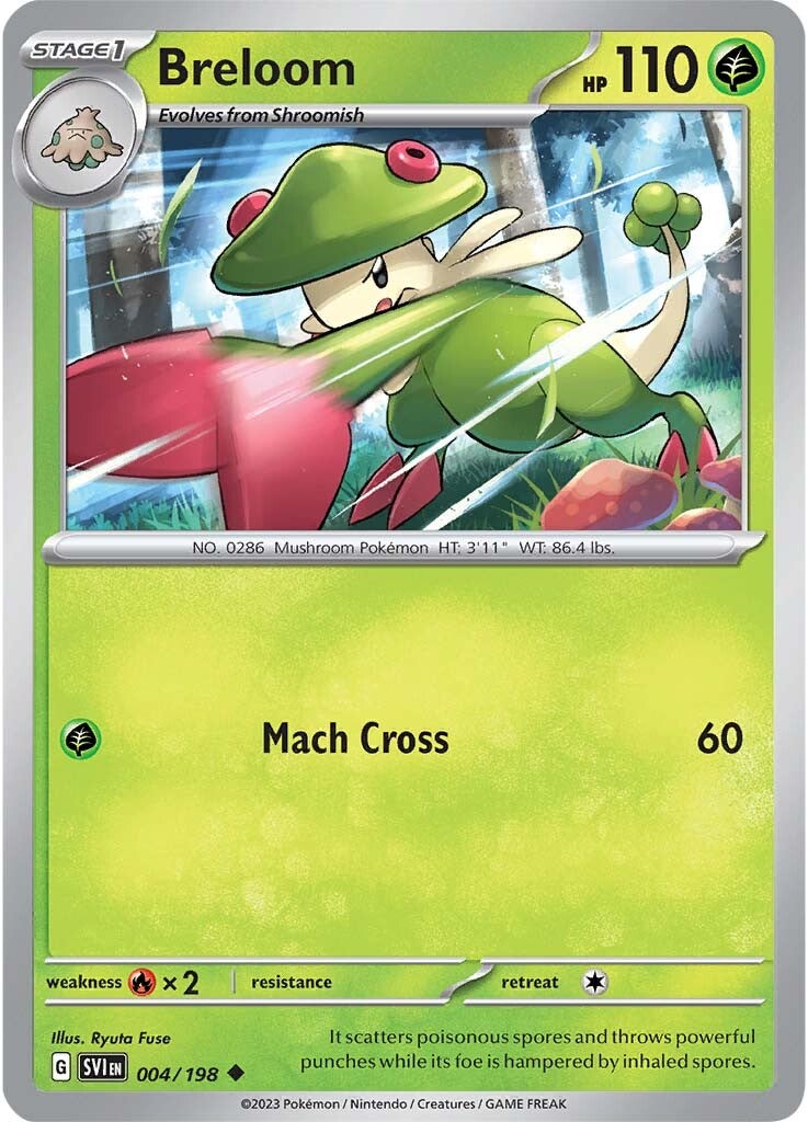 Breloom (004/198) [Scarlet & Violet: Base Set] - Pokémon - Card Brawlers | Quebec | Canada |