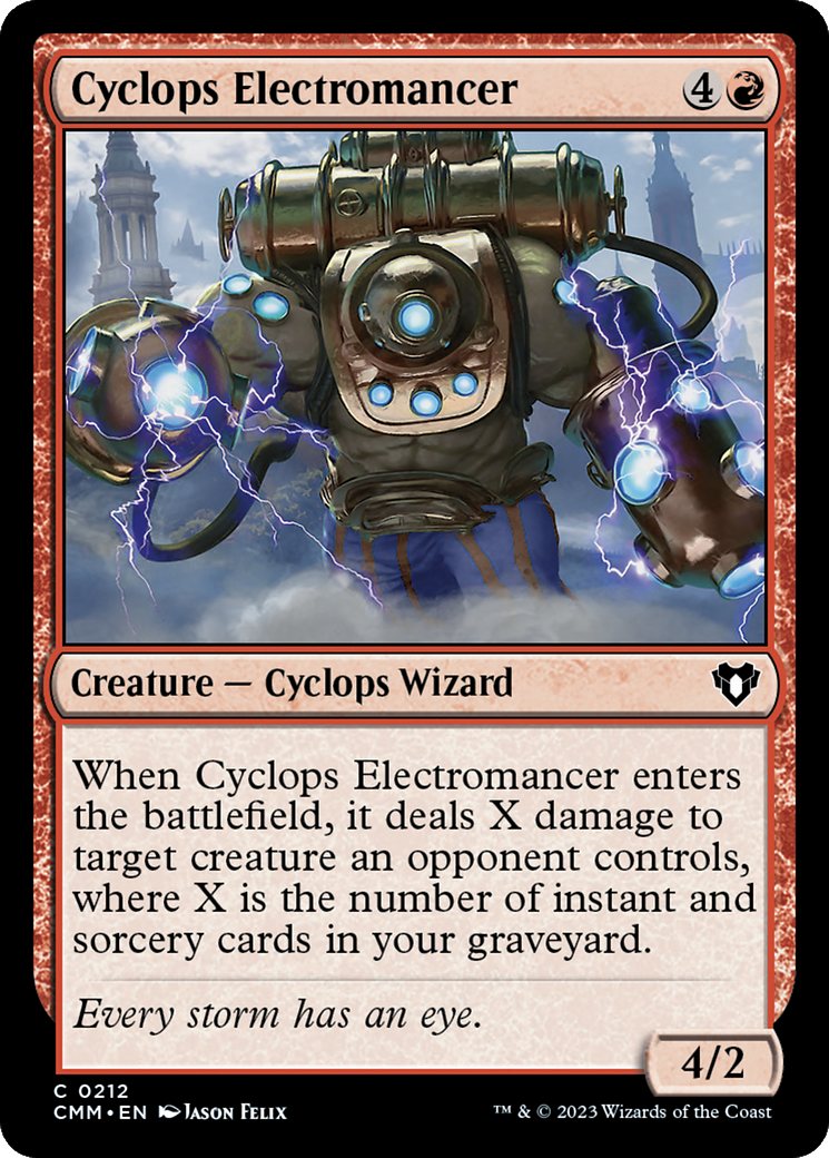 Cyclops Electromancer [Commander Masters] - Magic: The Gathering - Card Brawlers | Quebec | Canada |