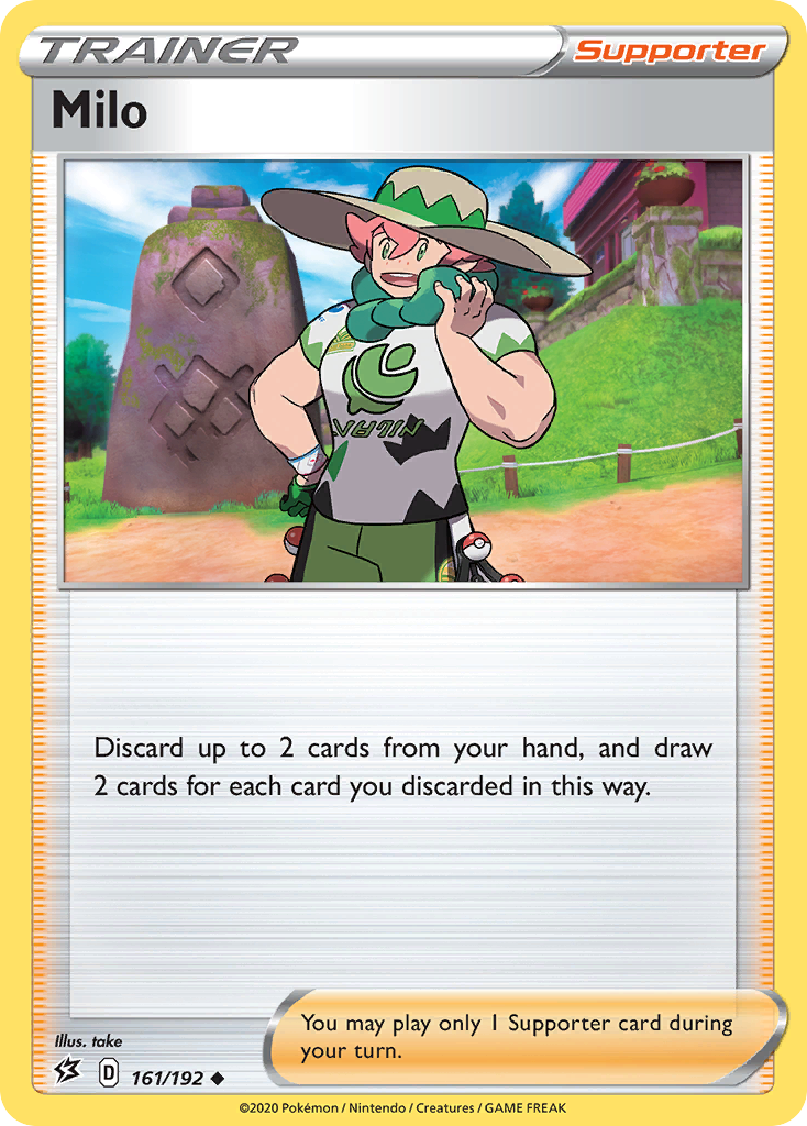 Milo (161/192) [Sword & Shield: Rebel Clash] - Pokémon - Card Brawlers | Quebec | Canada |