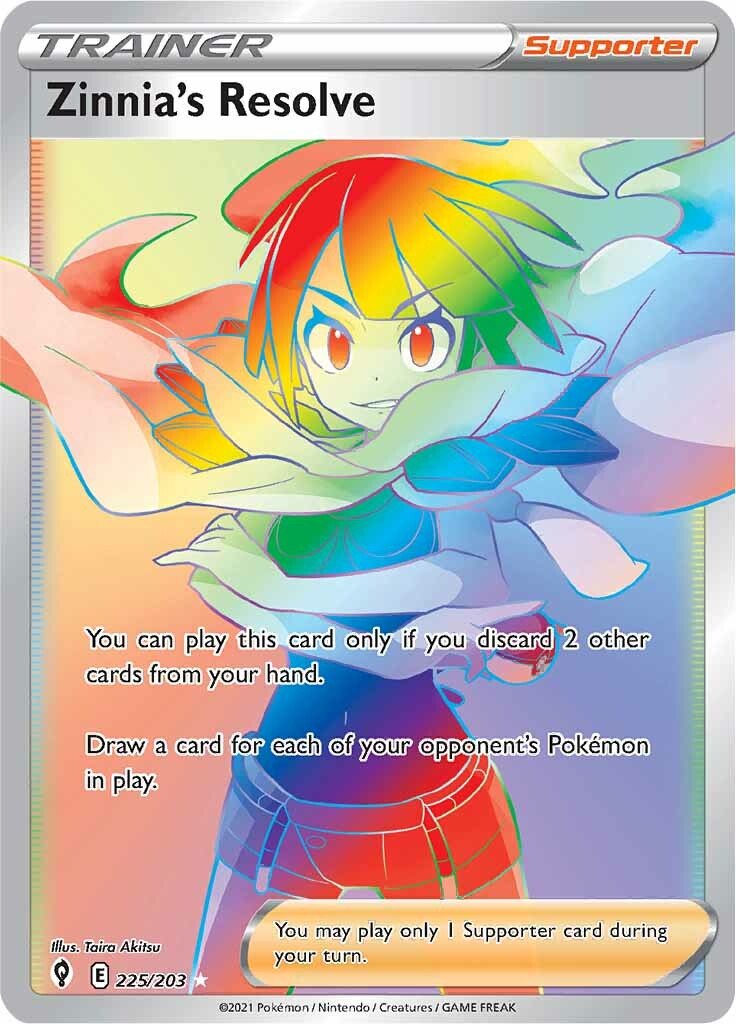 Zinnia's Resolve (225/203) [Sword & Shield: Evolving Skies] - Pokémon - Card Brawlers | Quebec | Canada |