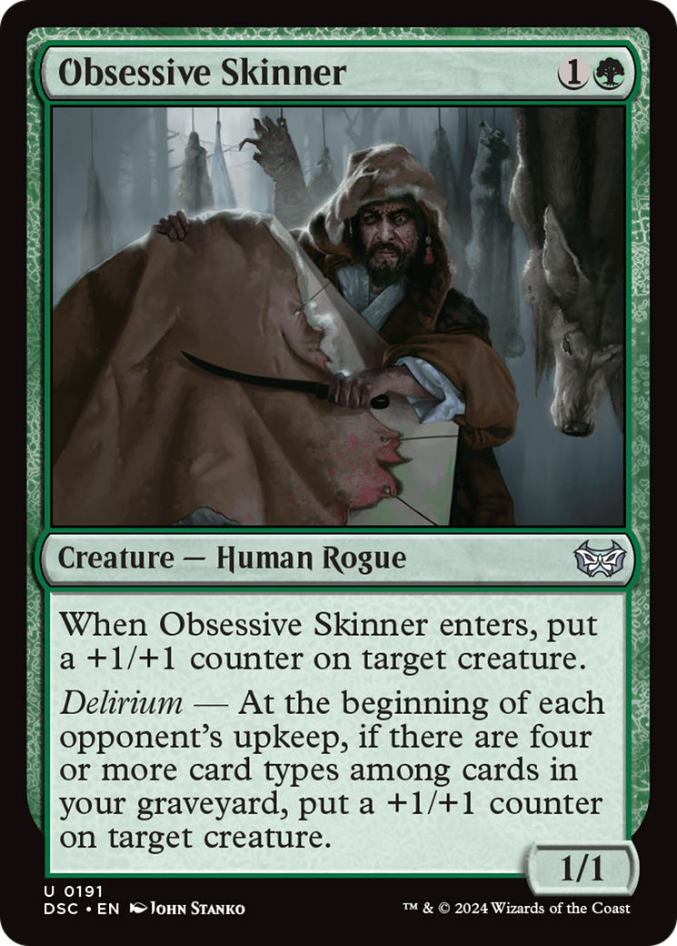Obsessive Skinner [Duskmourn: House of Horror Commander] - Magic: The Gathering - Card Brawlers | Quebec | Canada |