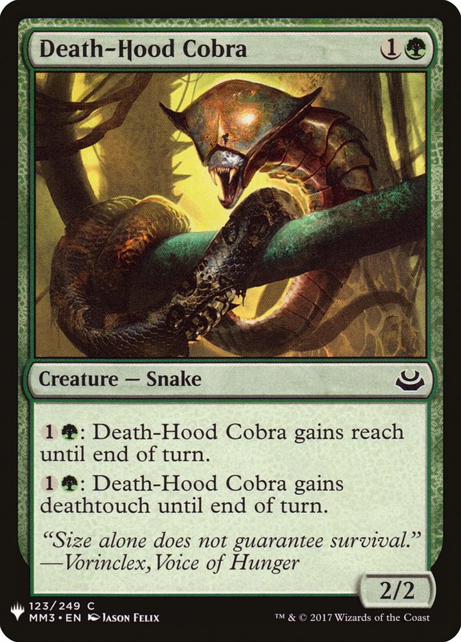 Death-Hood Cobra [Mystery Booster] - Magic: The Gathering - Card Brawlers | Quebec | Canada |