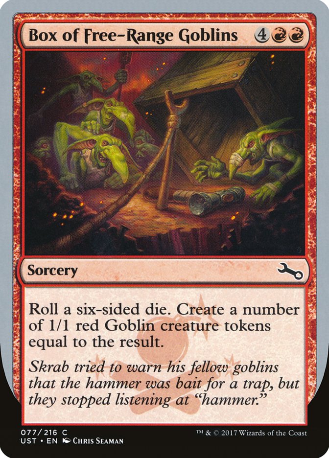 Box of Free-Range Goblins [Unstable] - Magic: The Gathering - Card Brawlers | Quebec | Canada |