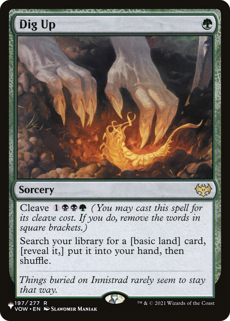 Dig Up [The List] - Magic: The Gathering - Card Brawlers | Quebec | Canada |