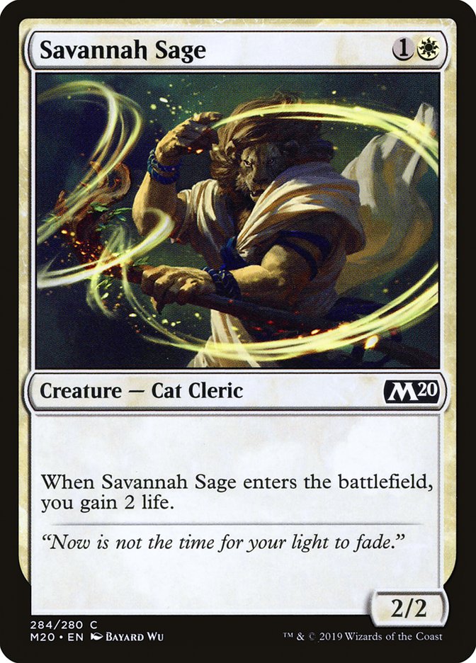 Savannah Sage [Core Set 2020] - Magic: The Gathering - Card Brawlers | Quebec | Canada |
