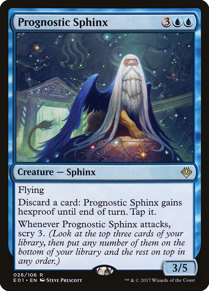 Prognostic Sphinx [Archenemy: Nicol Bolas] - Magic: The Gathering - Card Brawlers | Quebec | Canada |
