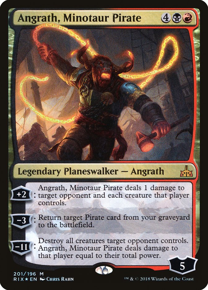 Angrath, Minotaur Pirate [Rivals of Ixalan] - Magic: The Gathering - Card Brawlers | Quebec | Canada |