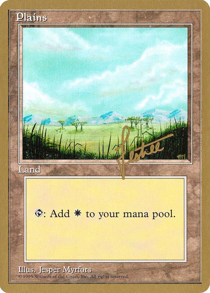 Plains (bl365) (Bertrand Lestree) [Pro Tour Collector Set] - Magic: The Gathering - Card Brawlers | Quebec | Canada |