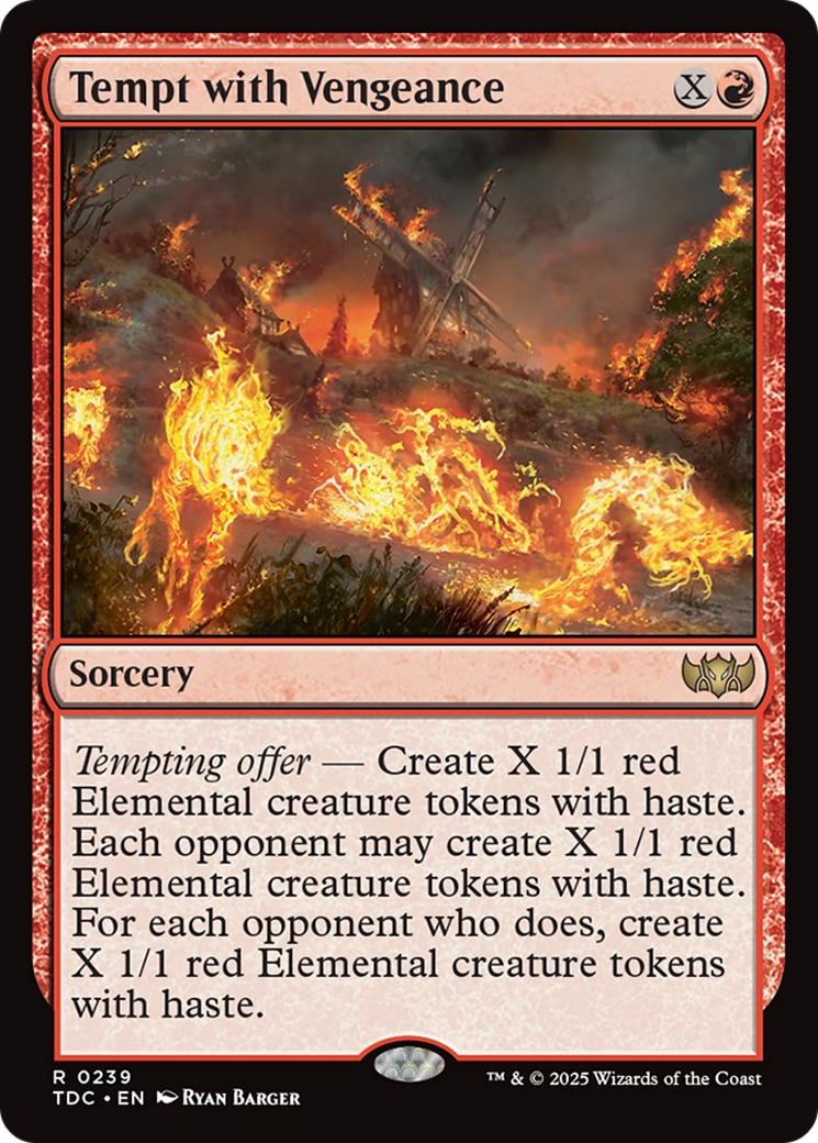 Tempt with Vengeance [Tarkir: Dragonstorm Commander] - Magic: The Gathering - Card Brawlers | Quebec | Canada |