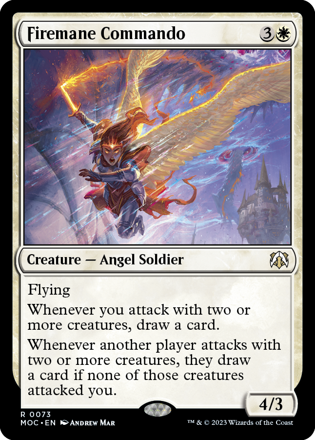 Firemane Commando [March of the Machine Commander] - Magic: The Gathering - Card Brawlers | Quebec | Canada |