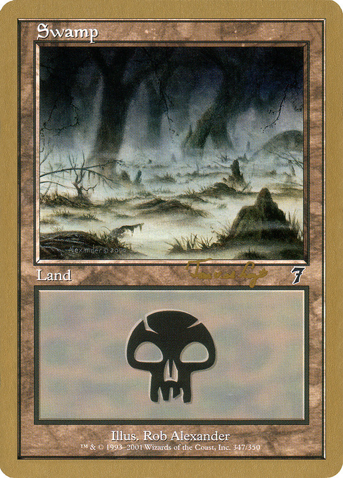 Swamp (tvdl347) (Tom van de Logt) [World Championship Decks 2001] - Magic: The Gathering - Card Brawlers | Quebec | Canada |