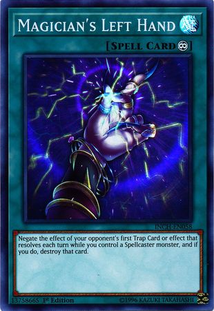 Magician's Left Hand [INCH-EN058] Super Rare - Yu-Gi-Oh! - Card Brawlers | Quebec | Canada |